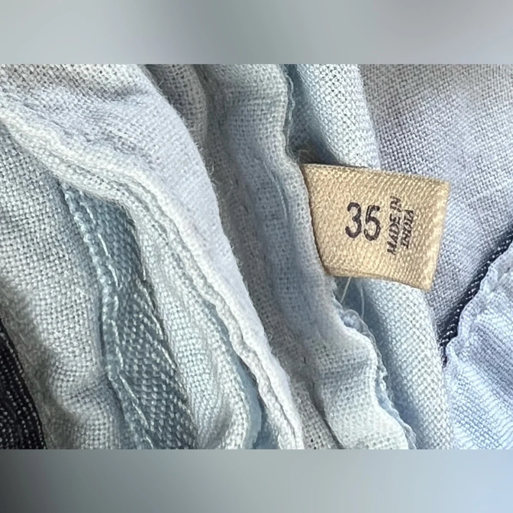 Faherty Malibu Linen Blend Shorts Men’s Sz 35 Light Blue Chino 9” Inseam (36x9)